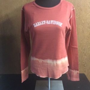 Long sleeved Harley Davidson tee shirt